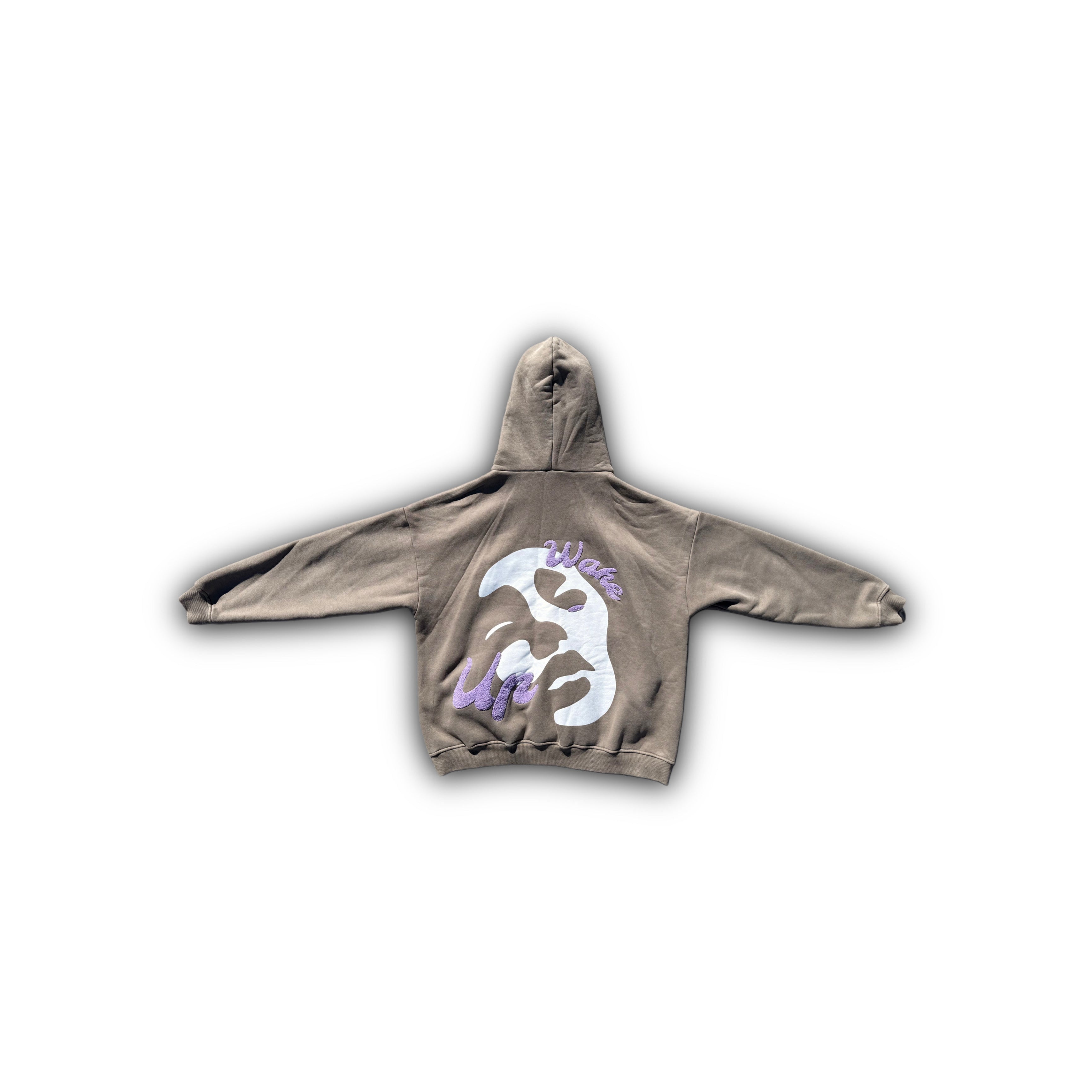 Wake Up Hoodie (grey coffee)